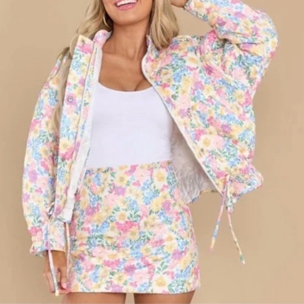 Aura Floral Quilted Jacket